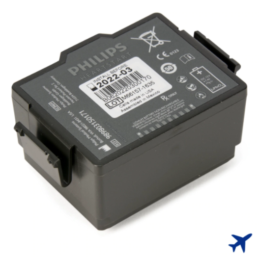 Phillips HeartStart FR3 AVIATION Battery