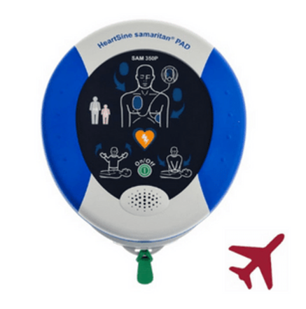 HeartSine SAM 350/360P AED Aviation (Battery & Pads Included)