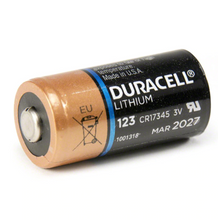 Load image into Gallery viewer, Zoll AED Plus Replacement Type 123 Lithium Batteries (set of 10) with storage sleeve