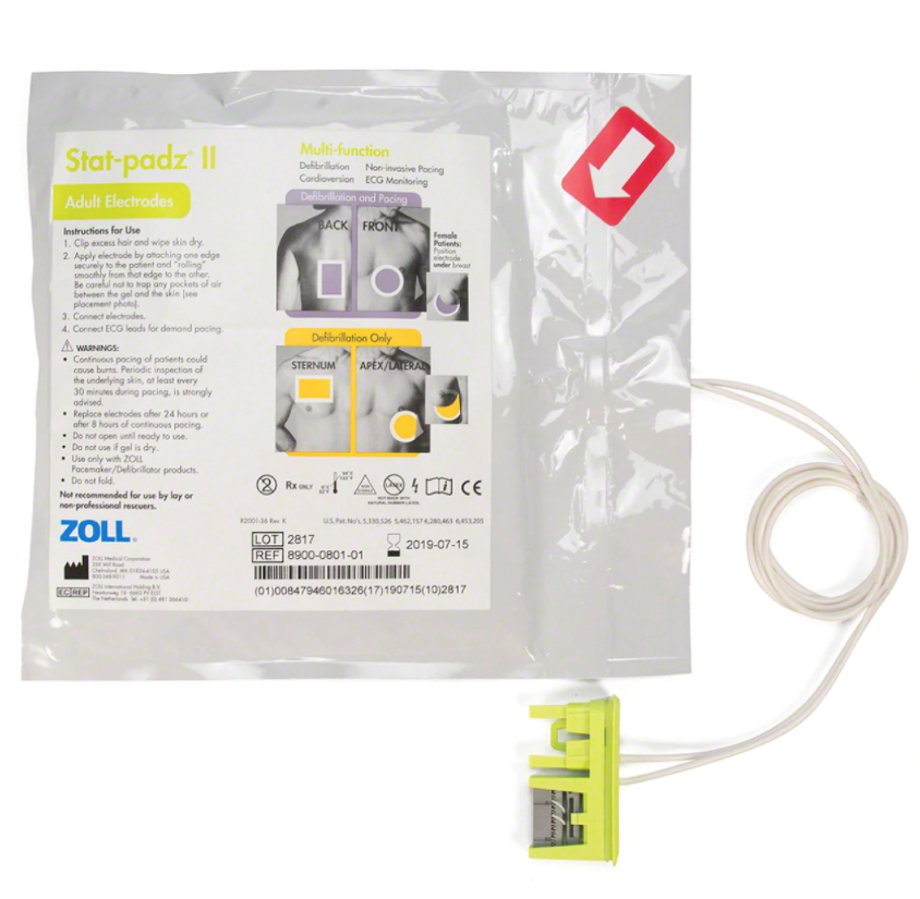Adult Zoll stat-pads II