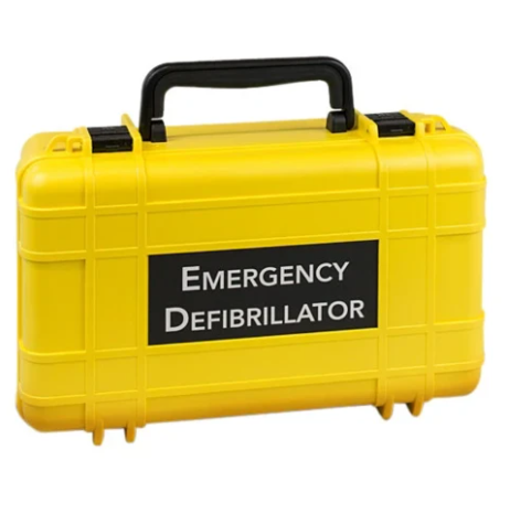 Water-Resistant Deluxe Hard Carry Case for Defibtech Lifeline or LifeLine AUTO AEDs